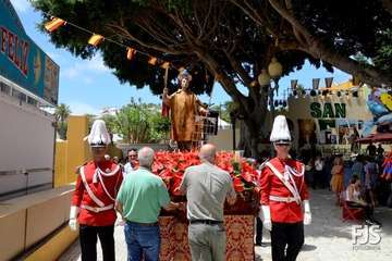 Telde, en la procesión capitalina de San Lorenzo
(Foto Francisco Javier Santana)